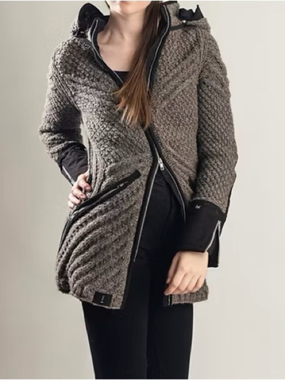 Urku “Sophia” Alpaca and Sheep wool blend Jacket - Size Small